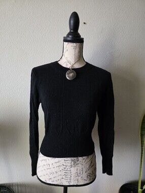 J Crew Cashmere Shrunken Crewneck Sweater - S